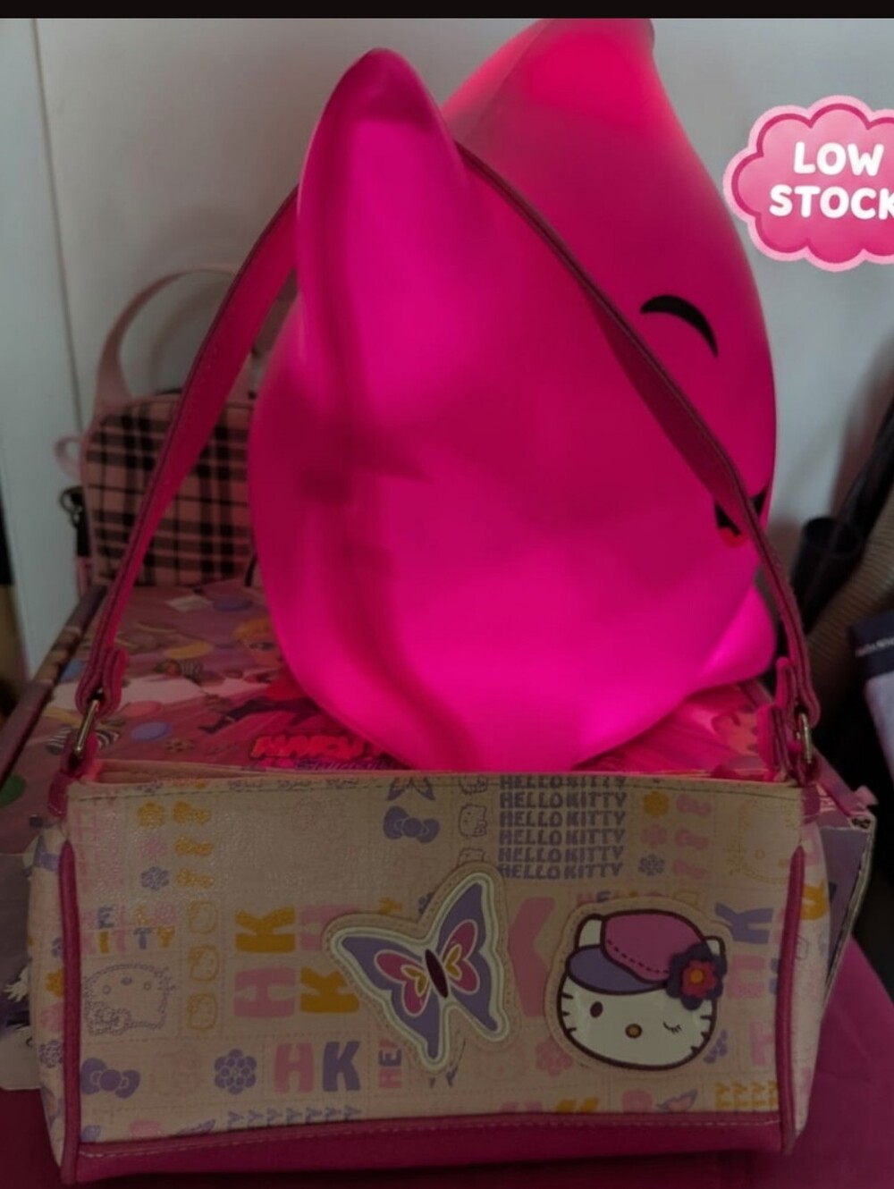 Pink Hello Kitty Themed Shoulder Bag